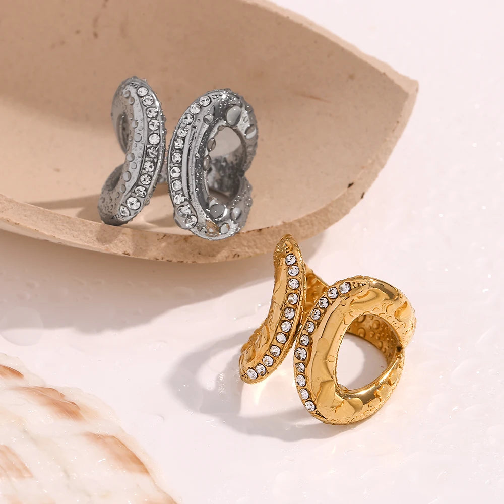 Major Flare Eternal Shine 18K Gold Plated Ring - Classic Style Ring Major Flare Eternal Shine 18K Gold Plated Ring - Classic Style Ring